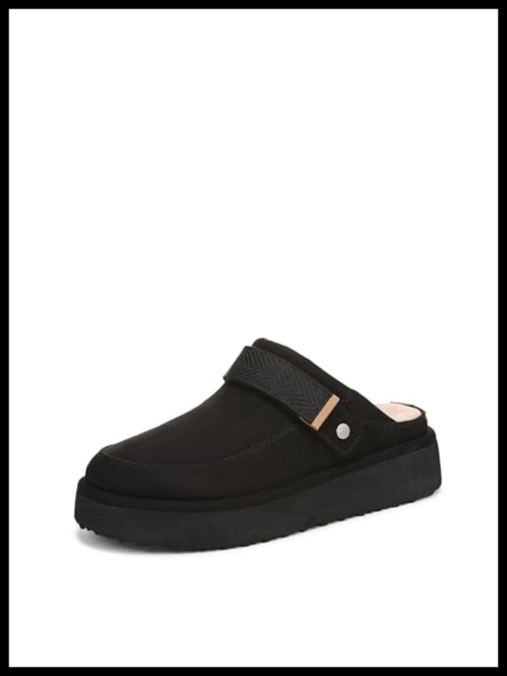Women's Slip-On Mule Clog with Adjustable Heel Strap, Eco-Friendly